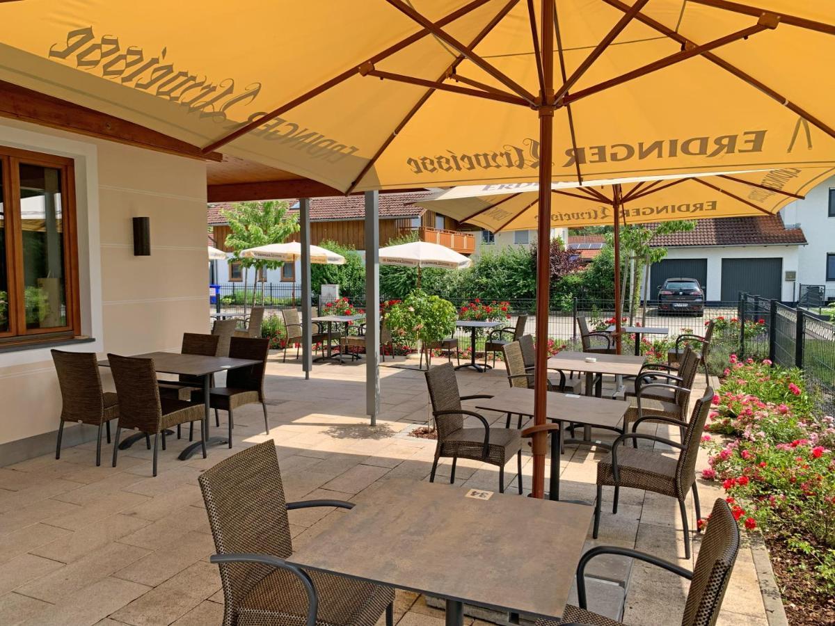 Hotel Heimfeld Restaurant Cafe Garching an Der Alz Bagian luar foto